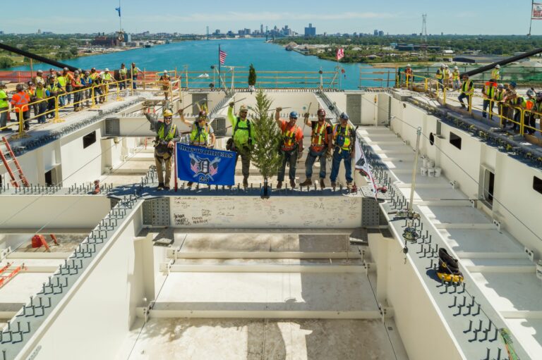 Celebrating Ironworkers on the Gordie Howe International Bridge