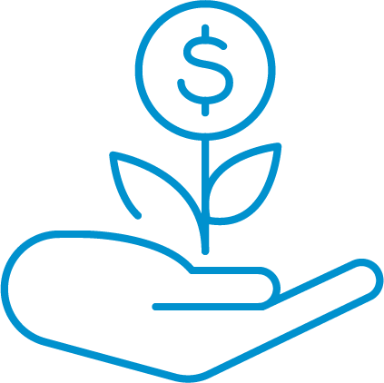 Investment Skyline Blue