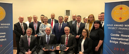 Gordie Howe International Bridge wins Gold