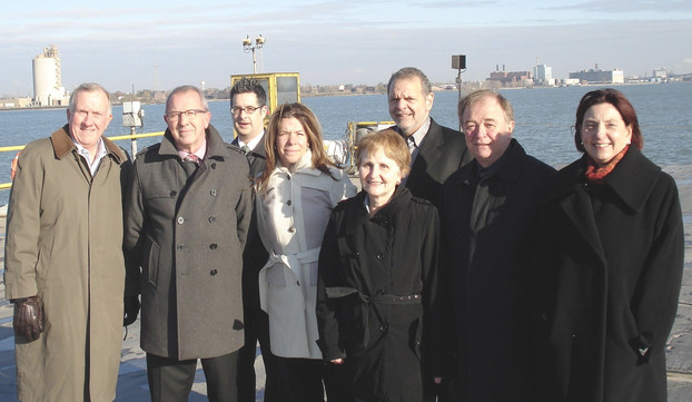 members of the International Authority toured the inspection plaza