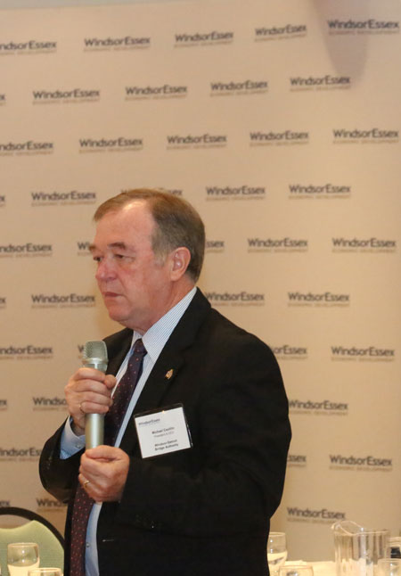 michael cautillo - WDBA presents to Bridging Our Local Economy event sponsored by the WindsorEssex Economic Development Corporation
