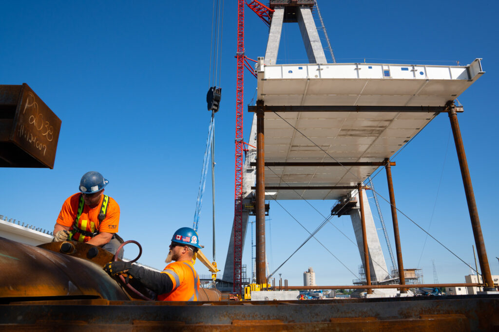 Canadian Bridge Site Progress - August 9 2022