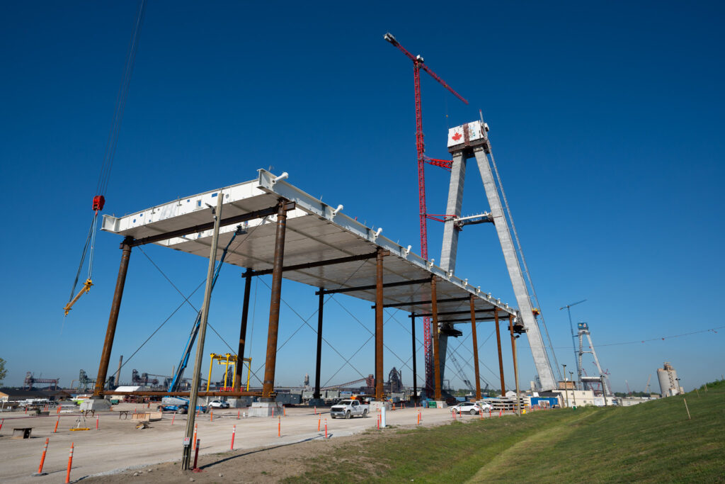 Canadian Bridge Site Progress - October 4 2022