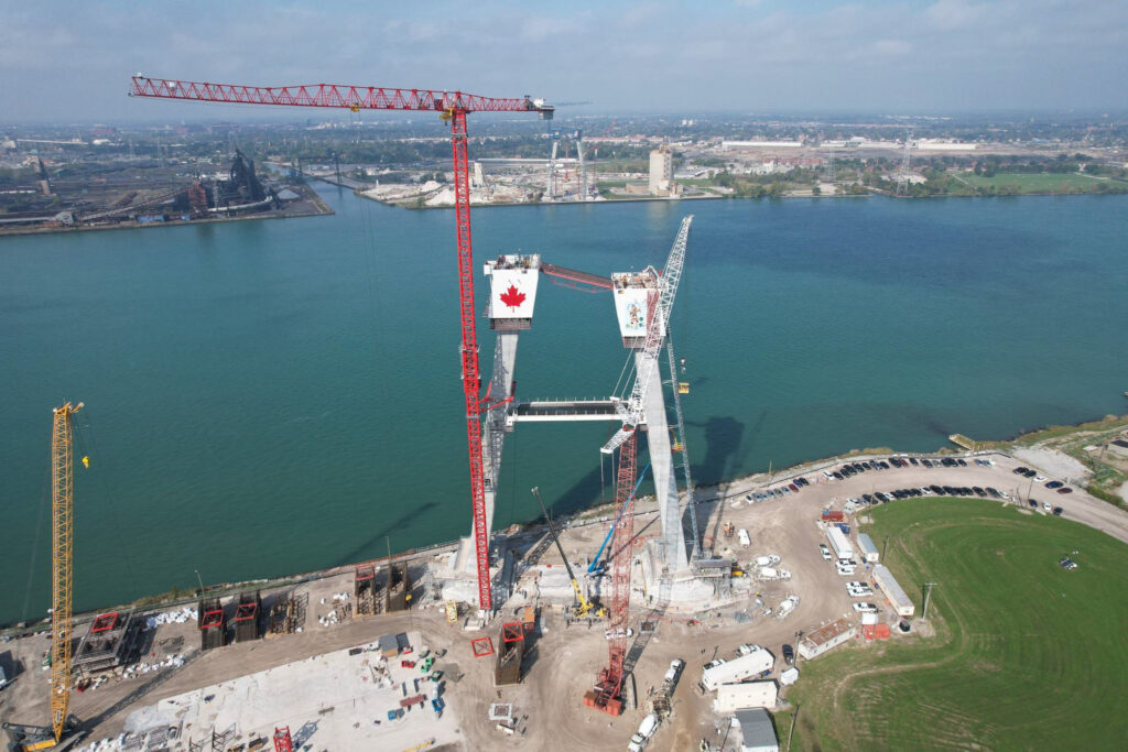 Canadian Bridge Site Progress - October 25 2021
