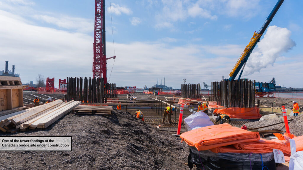 Canadian Bridge Site Progress - May 28 2024