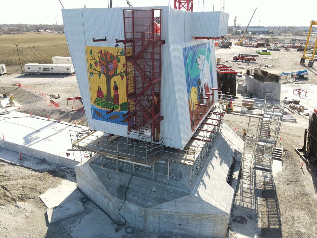 Canadian Bridge Site Progress - April 14 2021