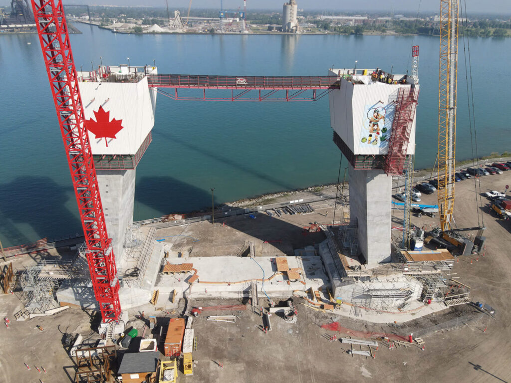 Canadian Bridge Site Progress - August 3 2021