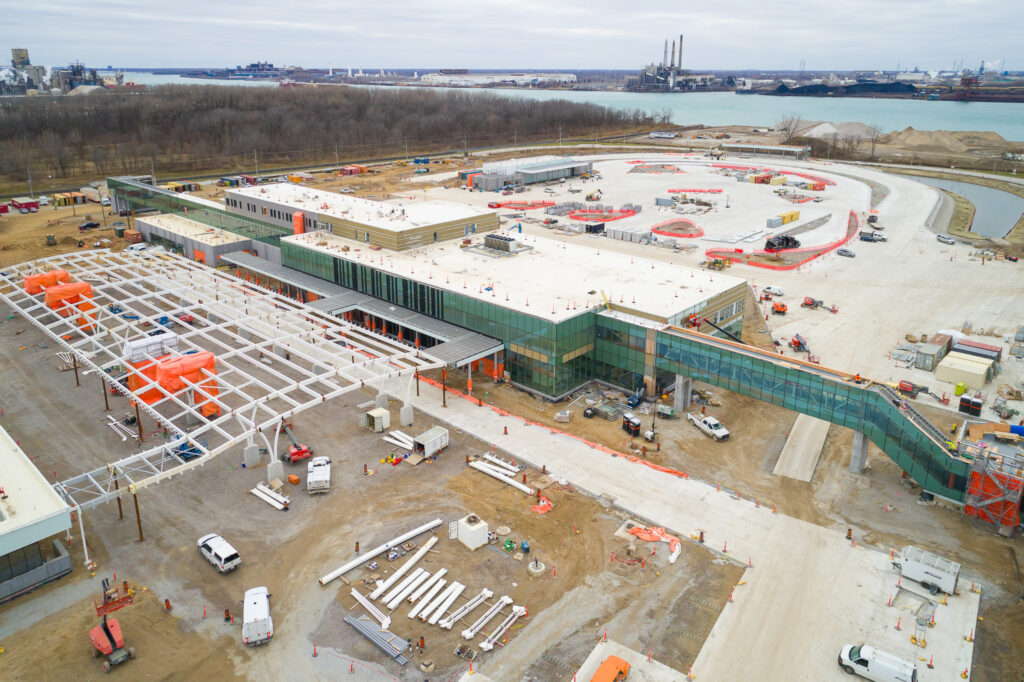 toll booth construction
