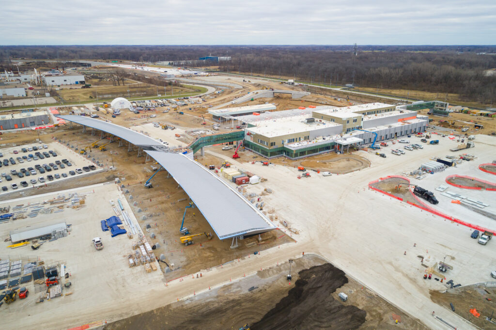 toll booth construction