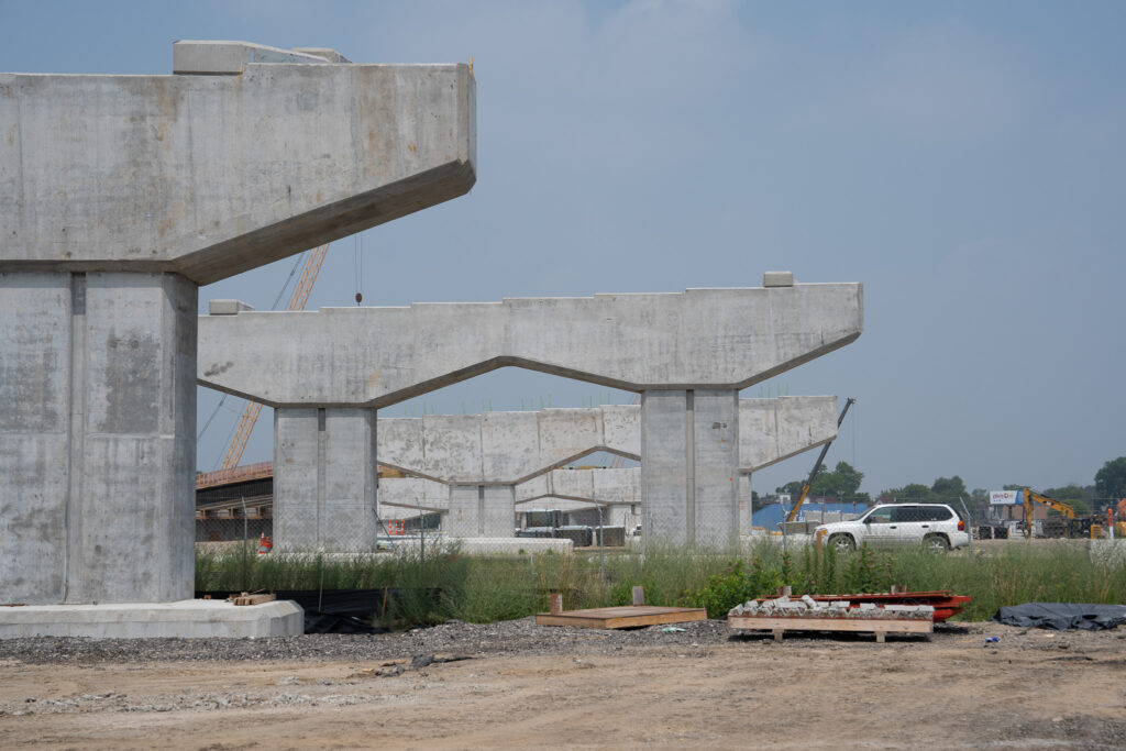 Bridge Site Progress