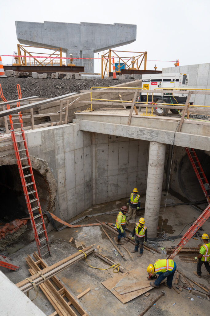 Bridge Site Progress