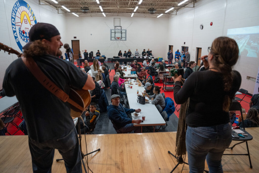 Gathering, food and music