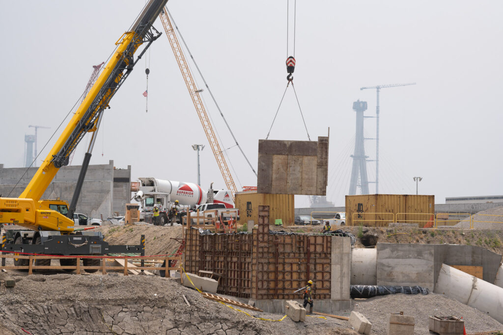 Bridge Site Progress