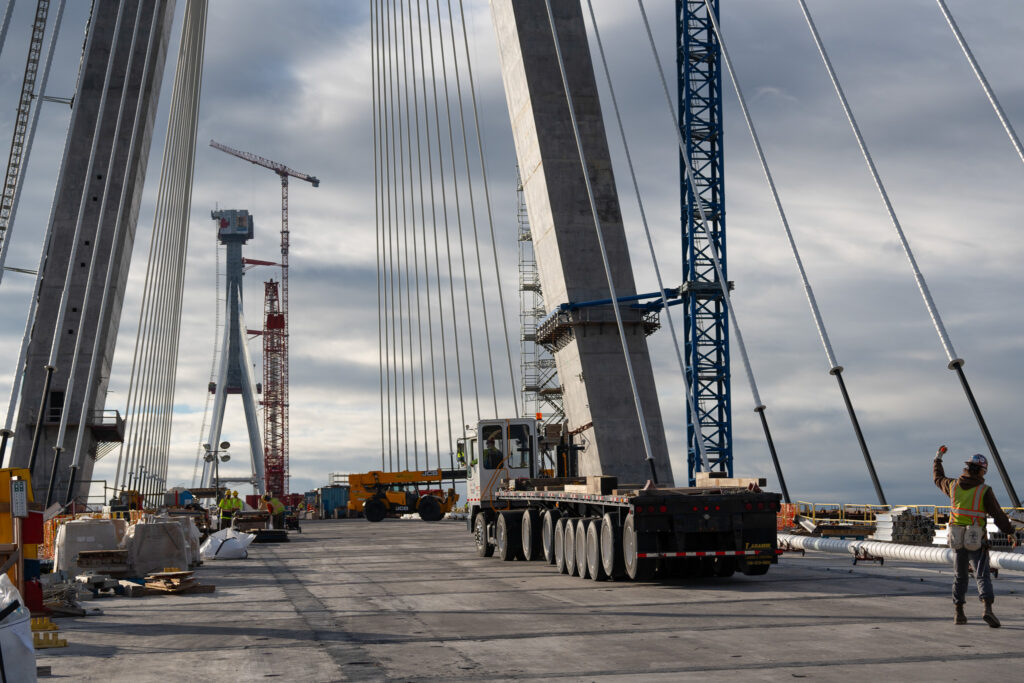 Bridge Site Progress
