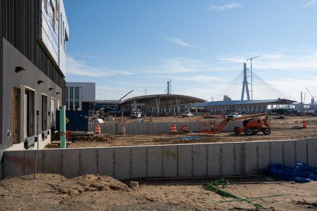 toll booth construction