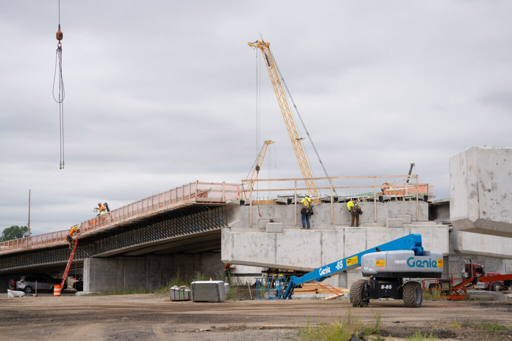 Bridge Site Progress
