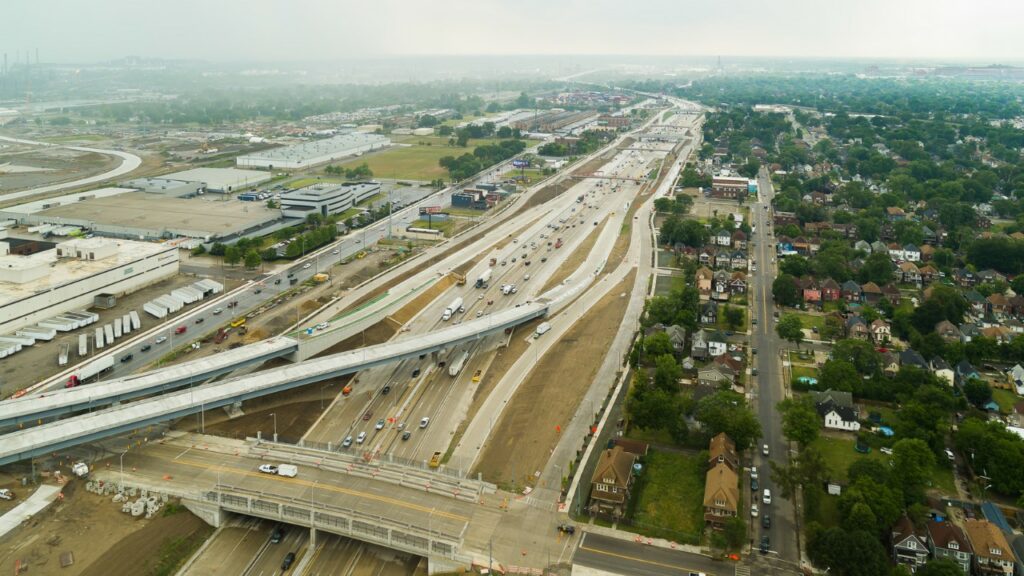Michigan Interchange Progress