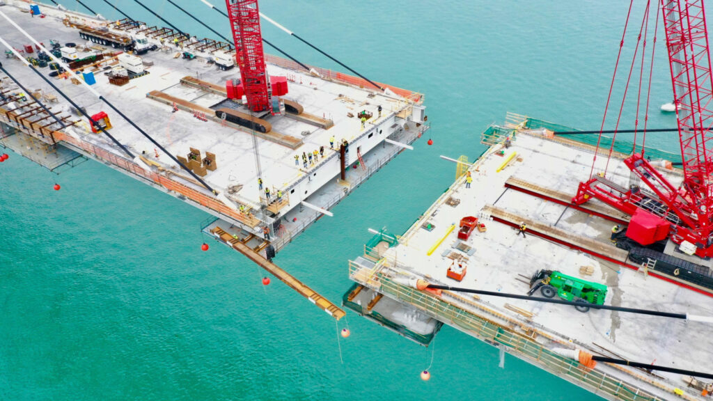 Bridge Site Progress