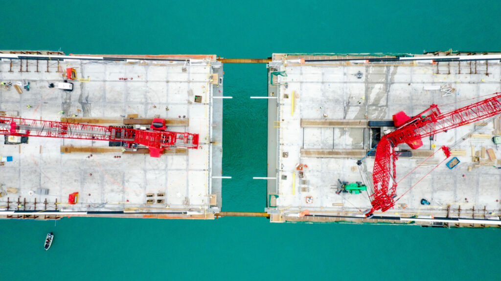 Bridge Site Progress