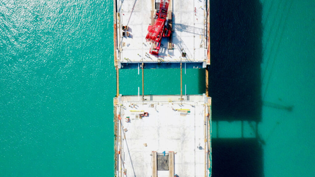 Bridge Site Progress