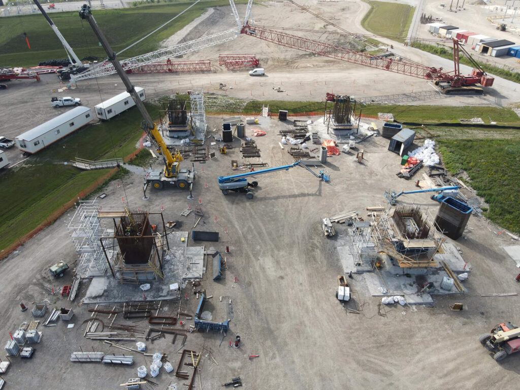 Canadian Bridge Site Progress - August 3 2021