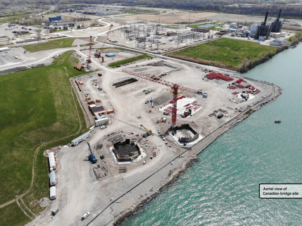 Canadian Bridge Site Progress - May 28 2024