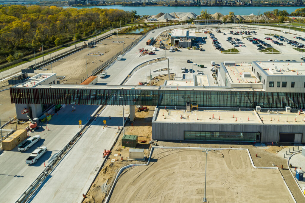 compound and parking lot