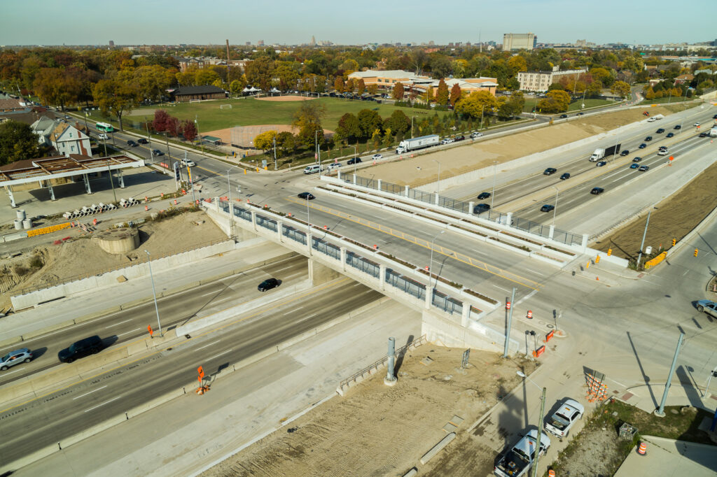 Michigan Interchange Progress Photo