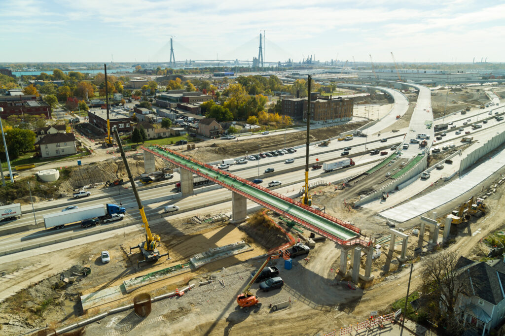 Michigan Interchange Progress Photo