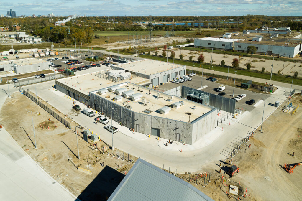 compound and parking lot