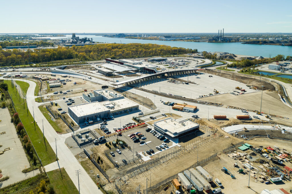 compound and parking lot