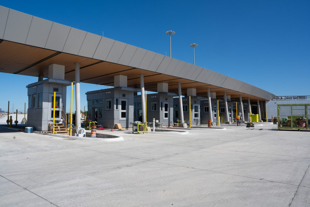 customs booth finished