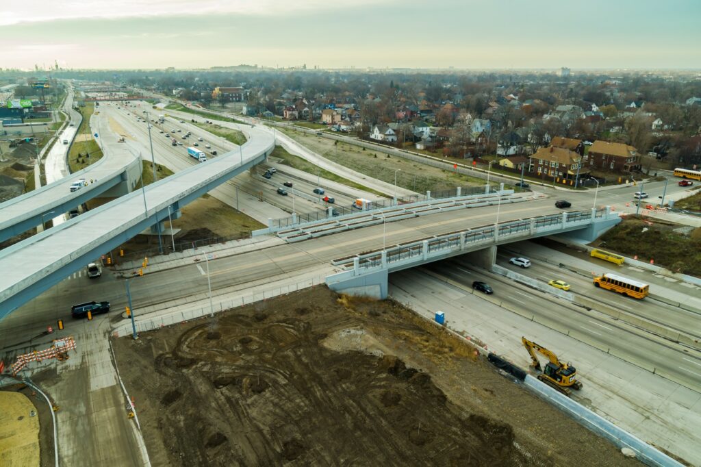 Michigan Interchange Progress Photo - December 2024 (17)