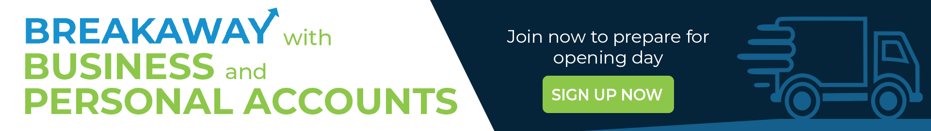 Sign up - join now promotional banner.